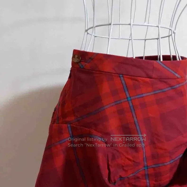 Vivienne Westwood Vivienne Westwood size 1 Plaid Bud Deformed Skirt Size 42" / US 20 - 6 Thumbnail