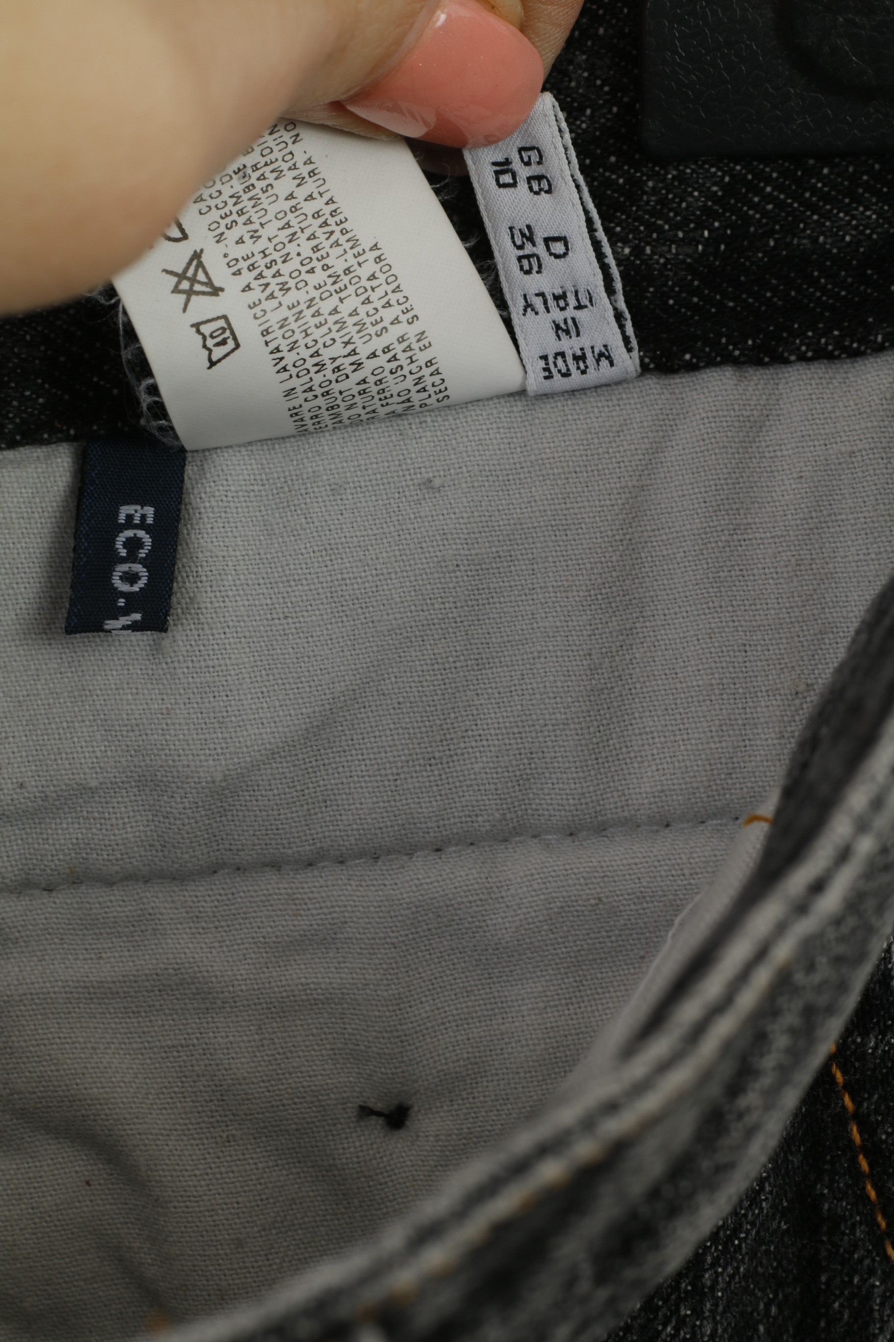 Armani Armani Jeans Women 10 36 Jeans Trousers Grey Long 3214 Size 28" / US 6 / IT 42 - 5 Thumbnail