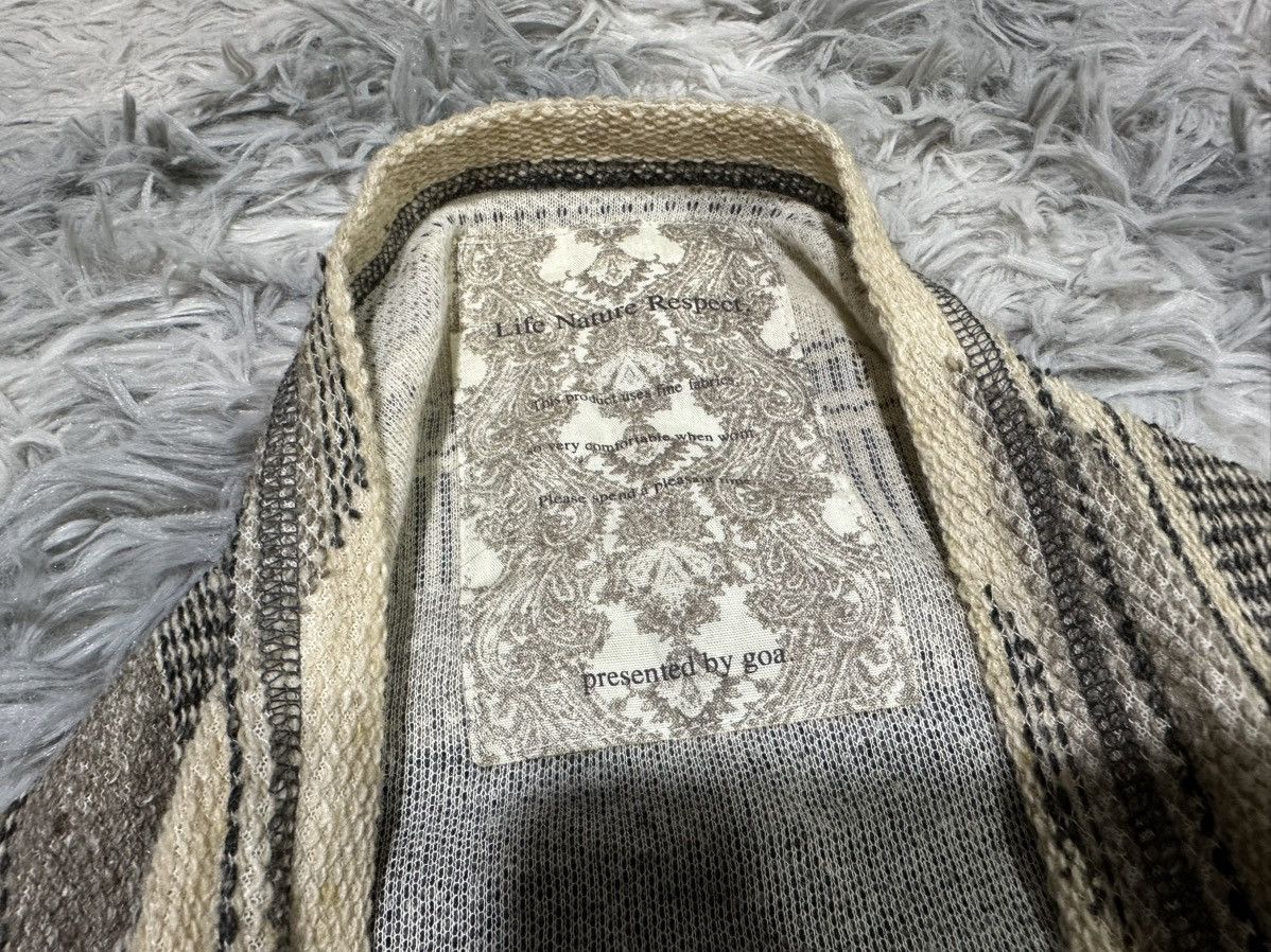 GOA 🔥Y2K Archived Goa Stole Fringed Ethnic Capes Frayed Scarf Size US XL / EU 56 / 4 - 15 Thumbnail