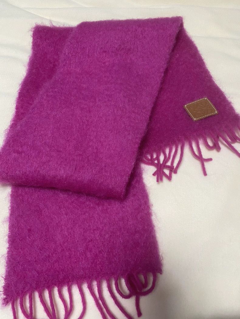 Loewe LOEWE Liu Su scarf, rose red Size ONE SIZE - 2 Thumbnail