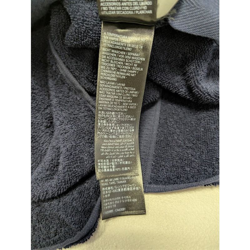 Balenciaga o1rshd1 Size: M / Cotton Skirt Towel in Dark Navy Blue Size 32 - 20 Thumbnail