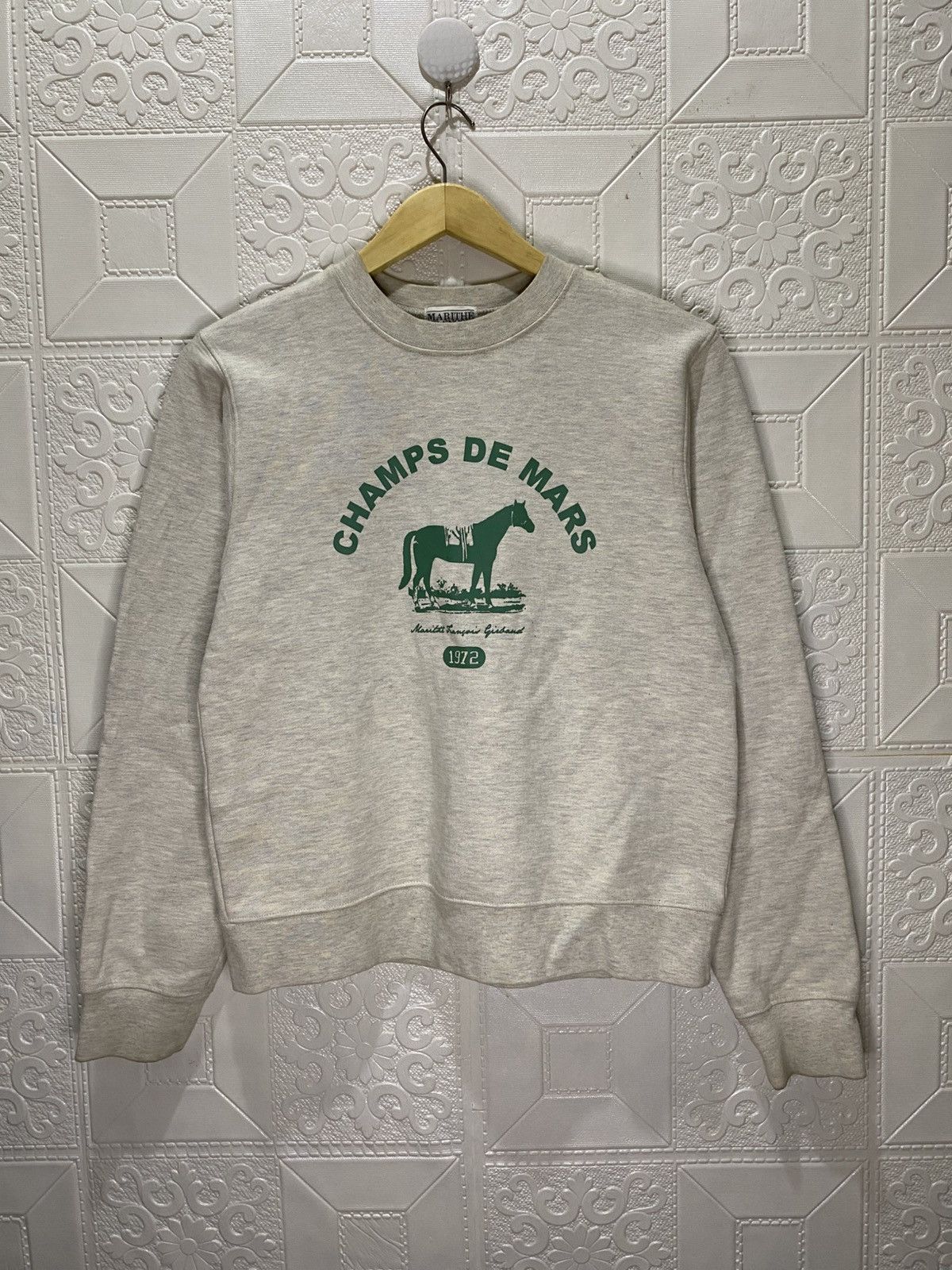 Designer × Marithe + Francois Girbaud Marithe Francois Girbaud Sweatshirt (Champs De Mars) Size S / US 4 / IT 40 - 1 Thumbnail