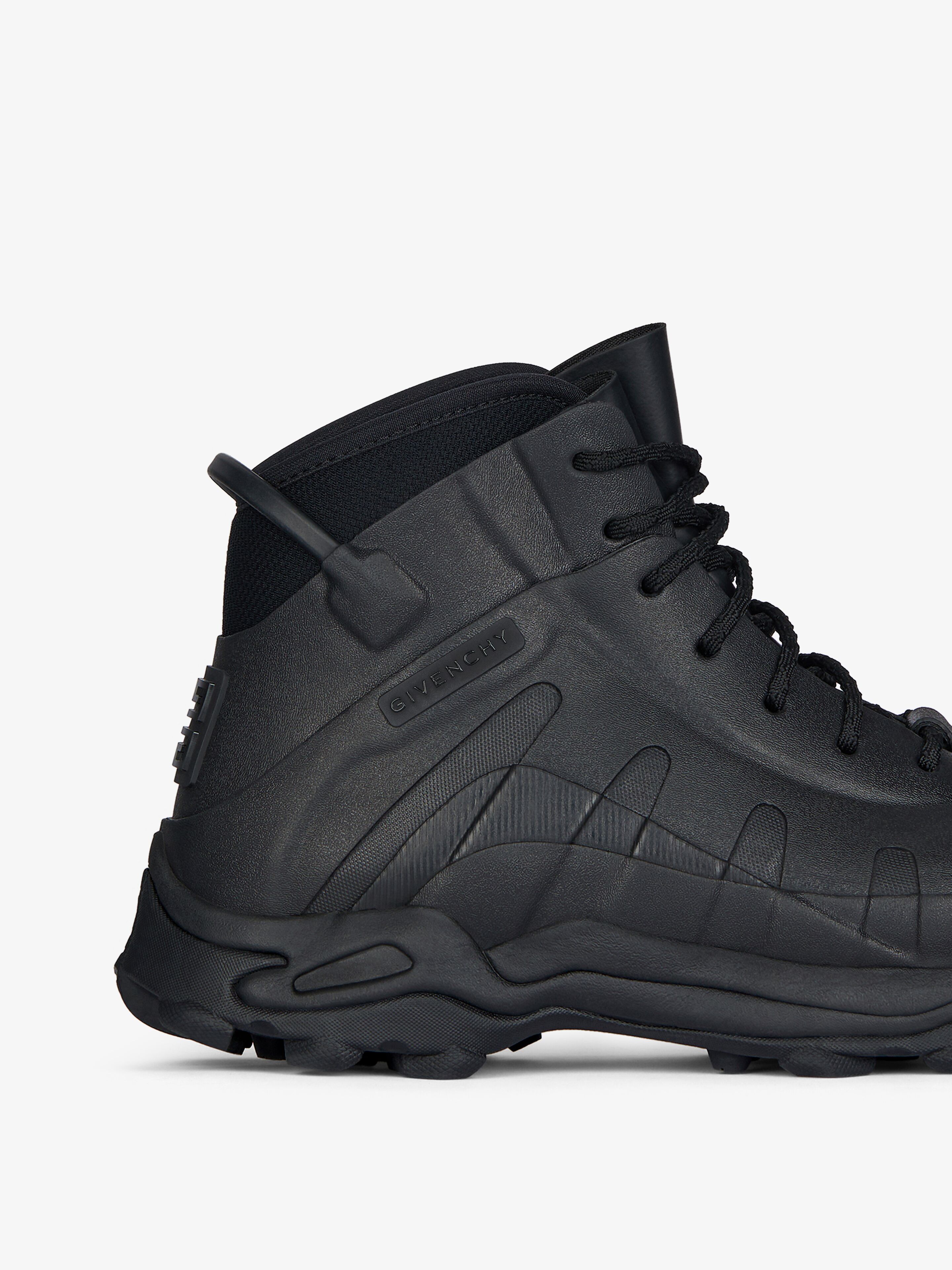 Givenchy o1w1db10925 Bogs High Lace-Up Boots in Black Size US 11 / EU 44 - 6 Thumbnail