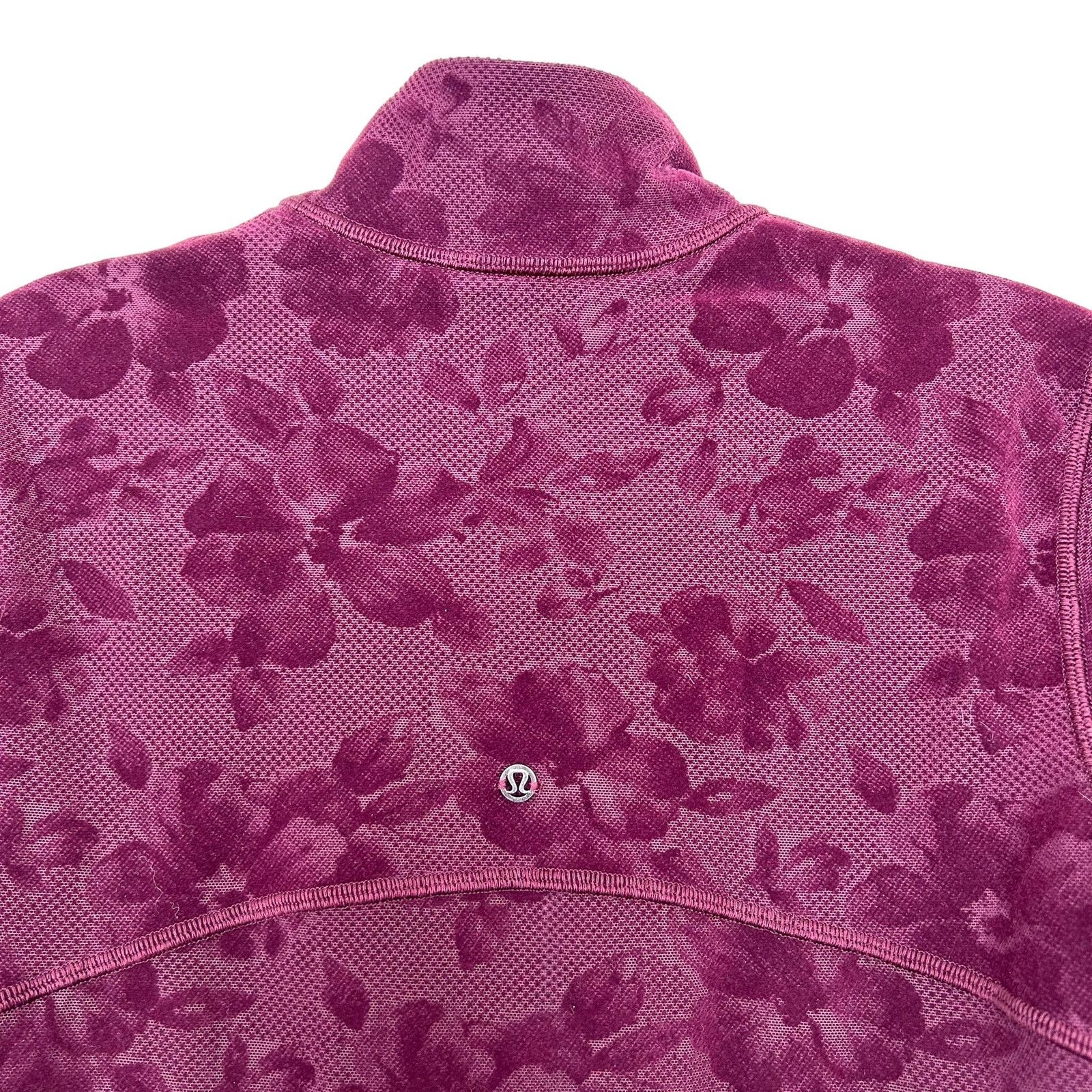 Lululemon Lululemon Maroon Floral SE Define Jacket Flocked Dark Adobe Size M / US 6-8 / IT 42-44 - 5 Thumbnail