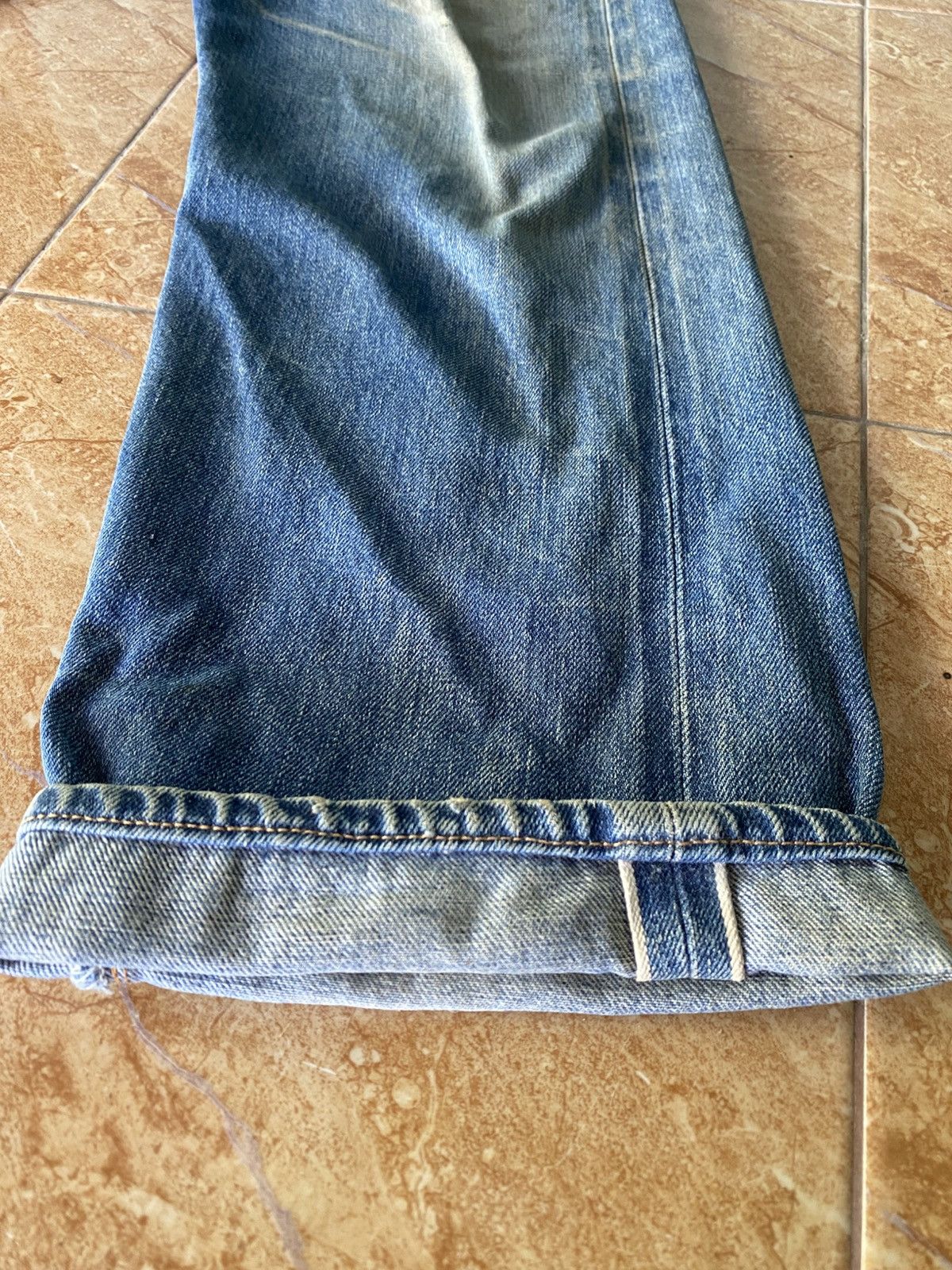 Levi's Vintage Clothing Vintage 90s Levi’s Big E Nicely Faded Selvedge Made In USA Size US 30 / EU 46 - 6 Thumbnail