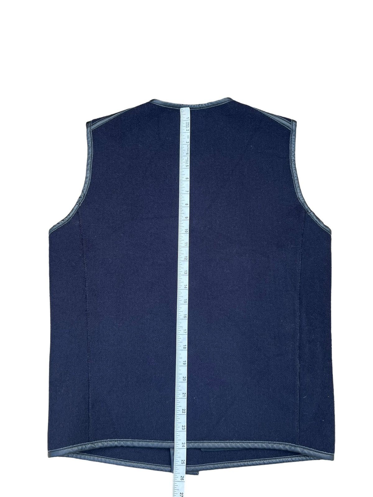 Freewheelers Violet Buffalo Wallows Wool Cowhide Leather Trim USN Vest Size US M / EU 48-50 / 2 - 10 Thumbnail