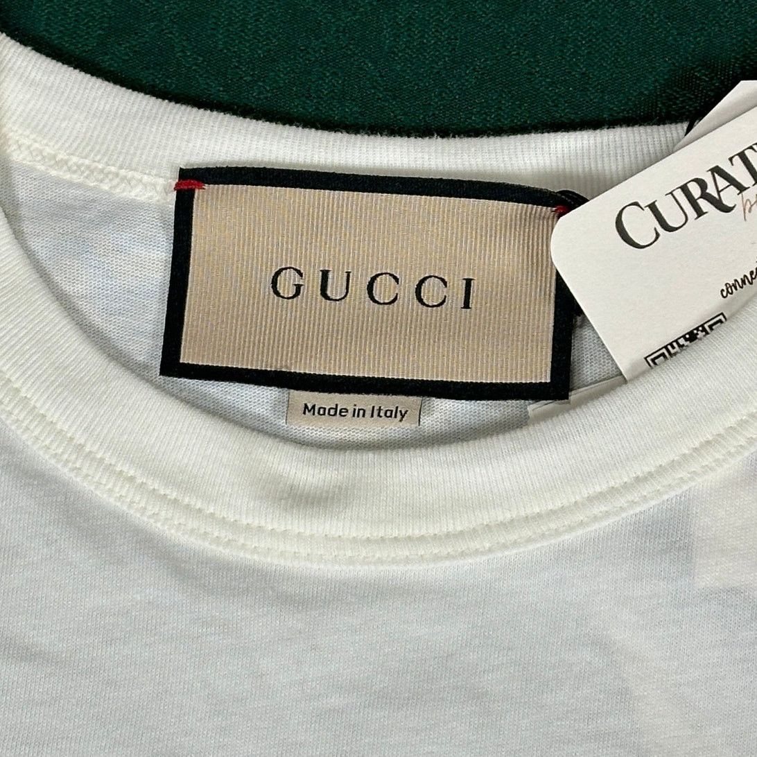 Gucci Gucci Square G Embellished Cotton T-Shirt Size L NWT Size L / US 10 / IT 46 - 7 Thumbnail