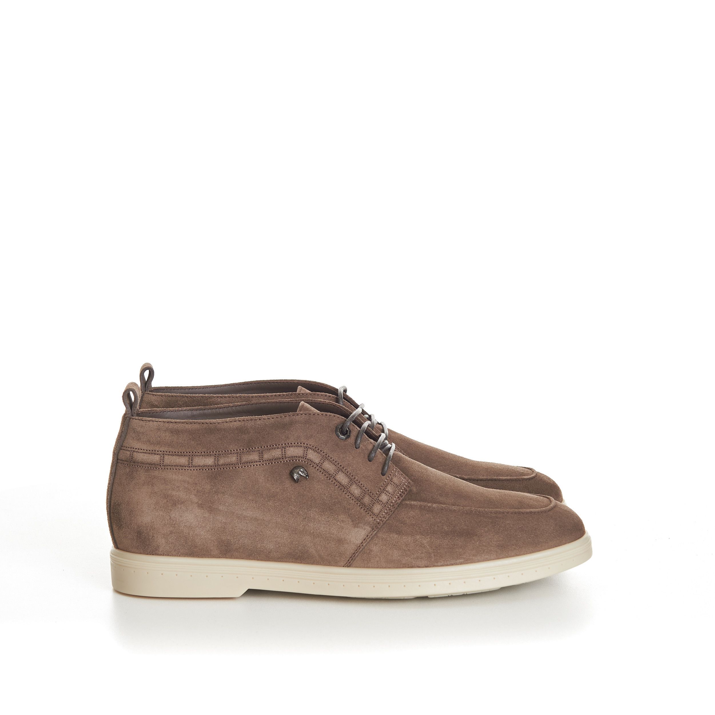 Stefano Ricci Brown Suede Lace Up Chukka Boots With Rubber Soles Size US 11 / EU 44 - 8 Thumbnail