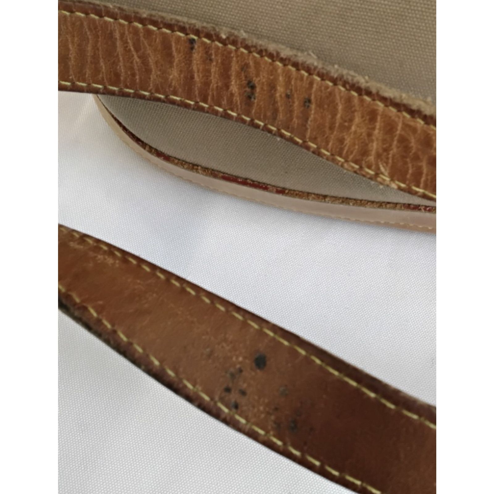 Dooney & Bourke Dooney & Bourke Canvas + Leather Shoulder Bag Brown VTG USA Size ONE SIZE - 10 Thumbnail
