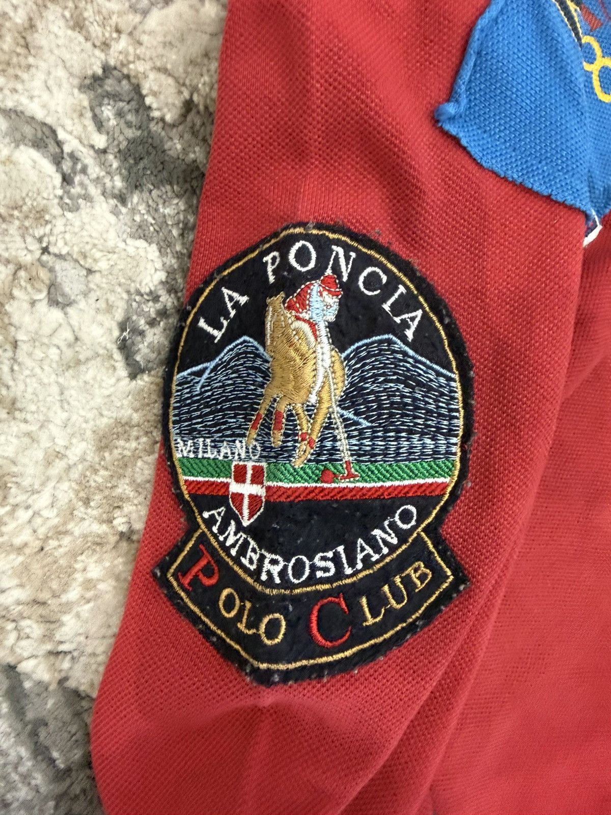 La Martina La Martina Longsleeve Ambrosiano Milano Polo Club L Arhivio Size US L / EU 52-54 / 3 - 10 Thumbnail