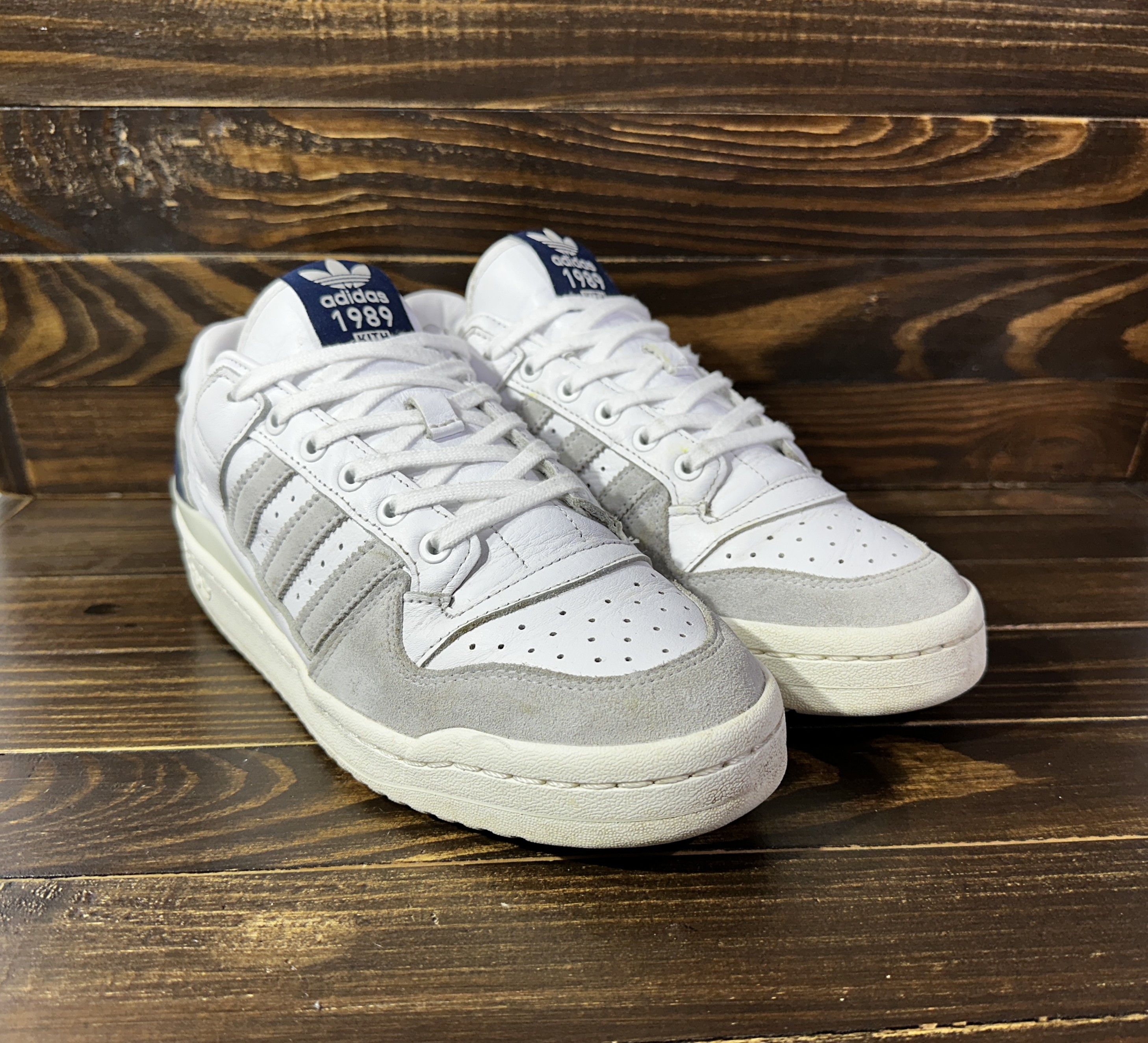 Adidas × Kith Kith x Adidas Forum Low 'Classics Program Navy' Sneakers Size US 9.5 / EU 42-43 - 4 Thumbnail