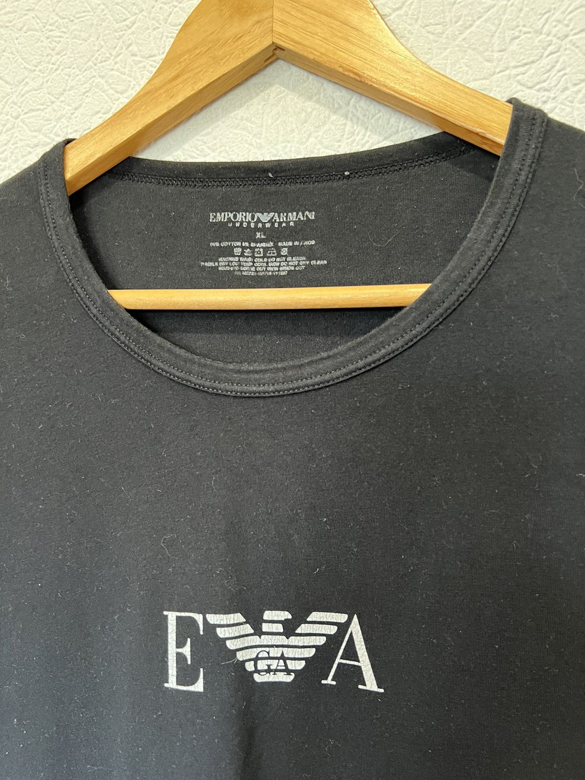 Emporio Armani Emporio Armani Underwear T Shirt Black Size US XL / EU 56 / 4 - 2 Thumbnail