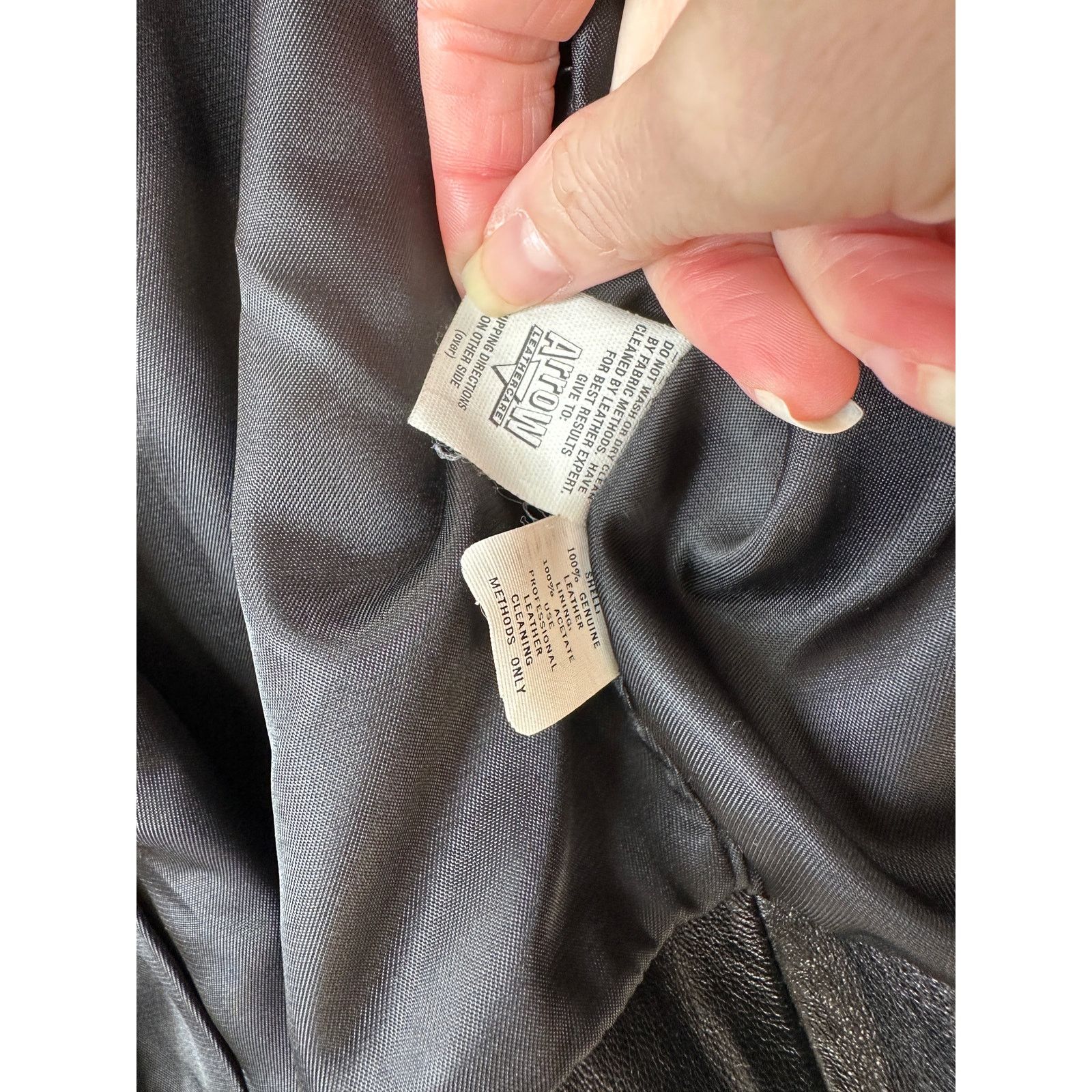 Other Raw Black Leather Silver Zip & Hardware Belted Moto Jacket L Size L / US 10 / IT 46 - 7 Thumbnail