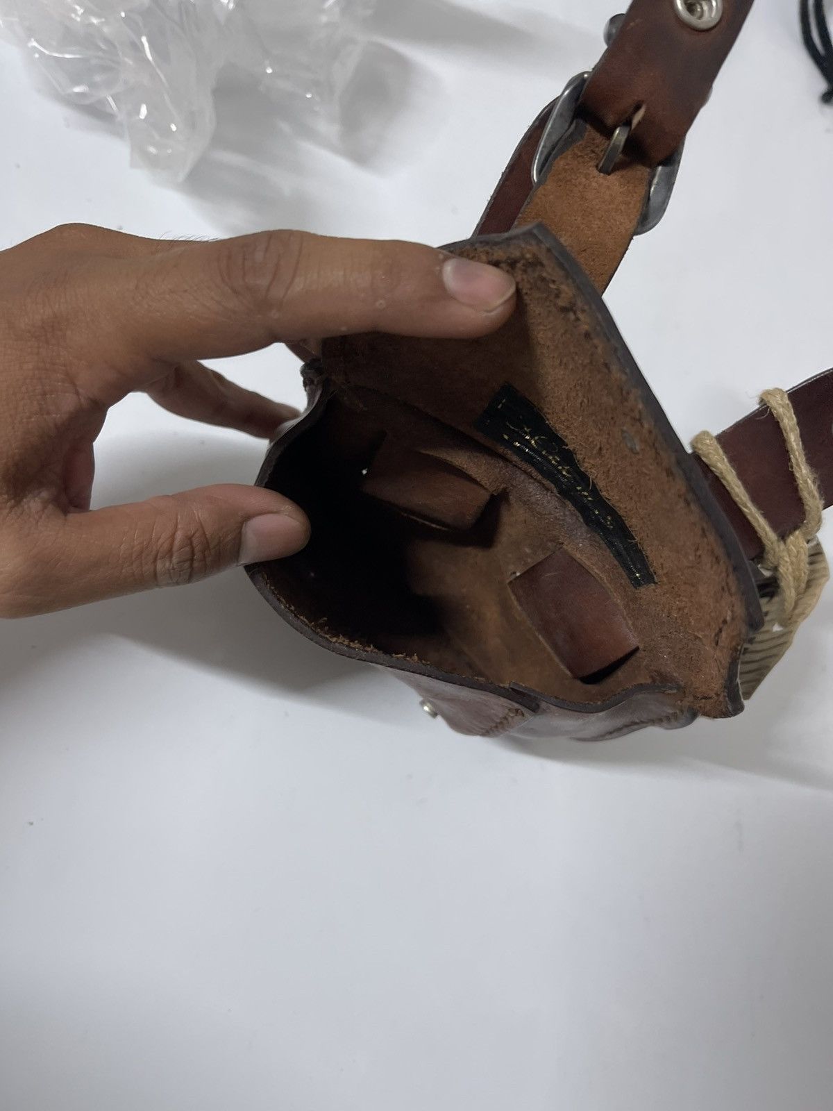 Genuine Leather BASSICO SPAIN LEATHER BELT BAG Size ONE SIZE - 3 Thumbnail