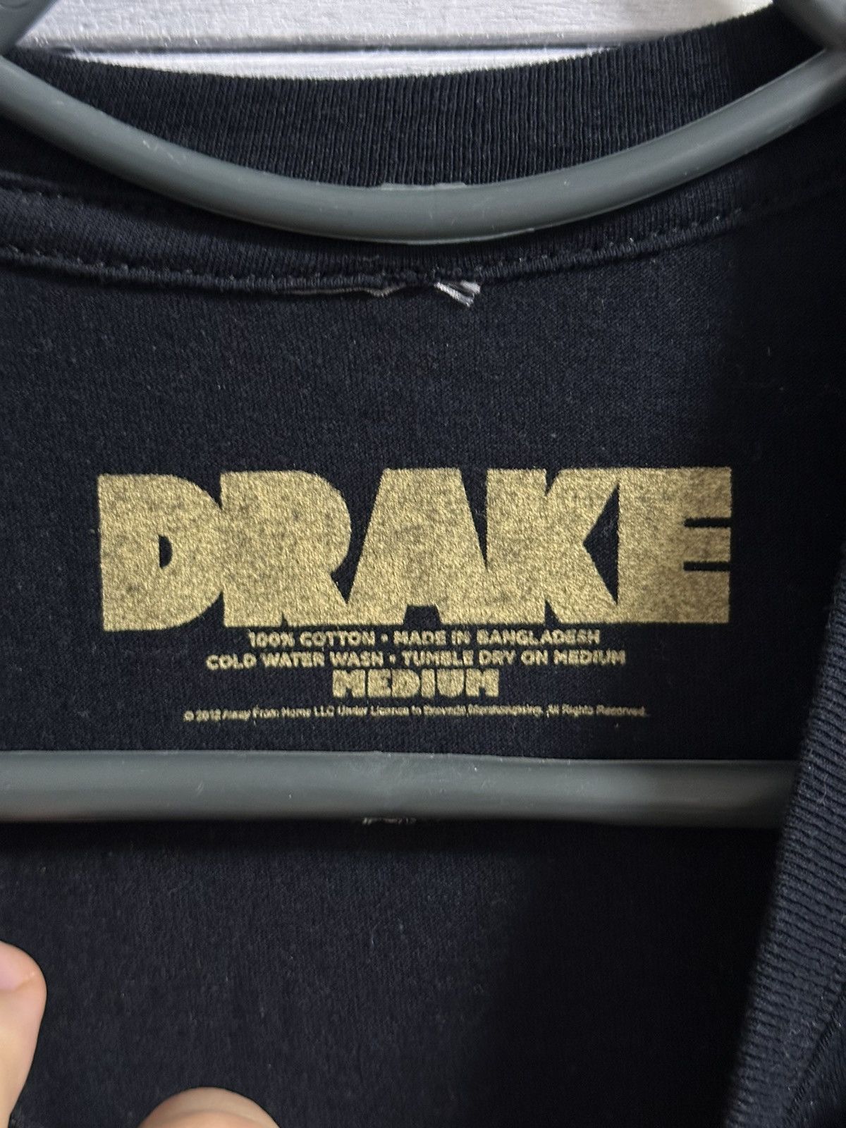 Drake Rare T-Shirt Drake October Very Own Club Paradise Tour 2012 Size US M / EU 48-50 / 2 - 8 Thumbnail