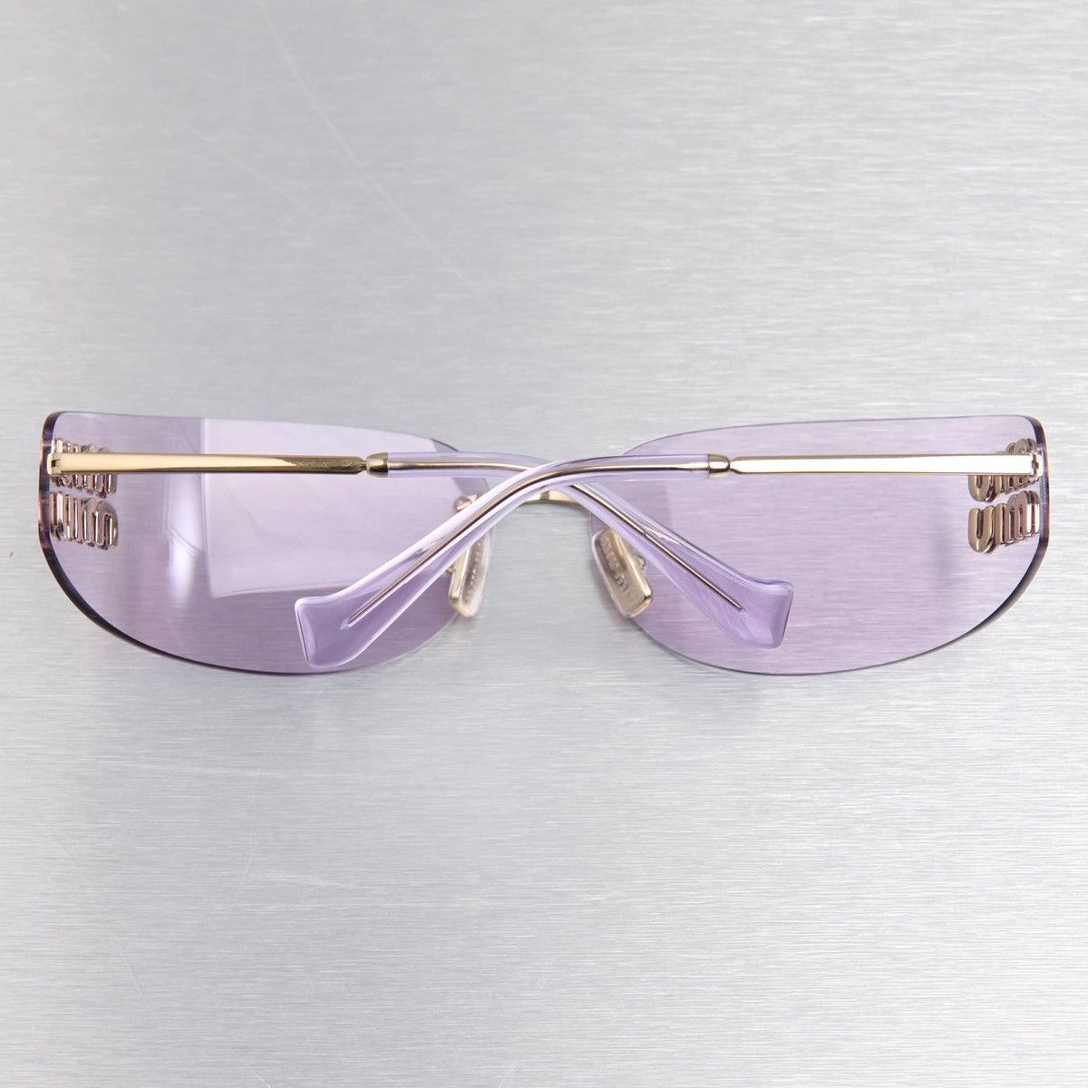Miu Miu MIU MIU 0MU A51S ZVN90O SUNGLASSES Size ONE SIZE - 7 Thumbnail