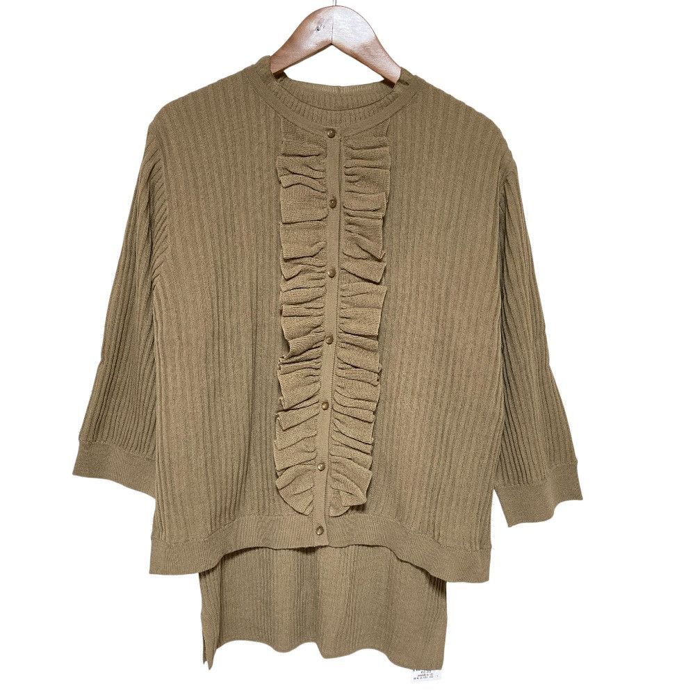 Other Other Kumikyoku Sheer Knit Frill Cardigan Ensemble Knit Cardigan Ensemble Textile Tops DUTY FREE for USA Size ONE SIZE - 1 Thumbnail