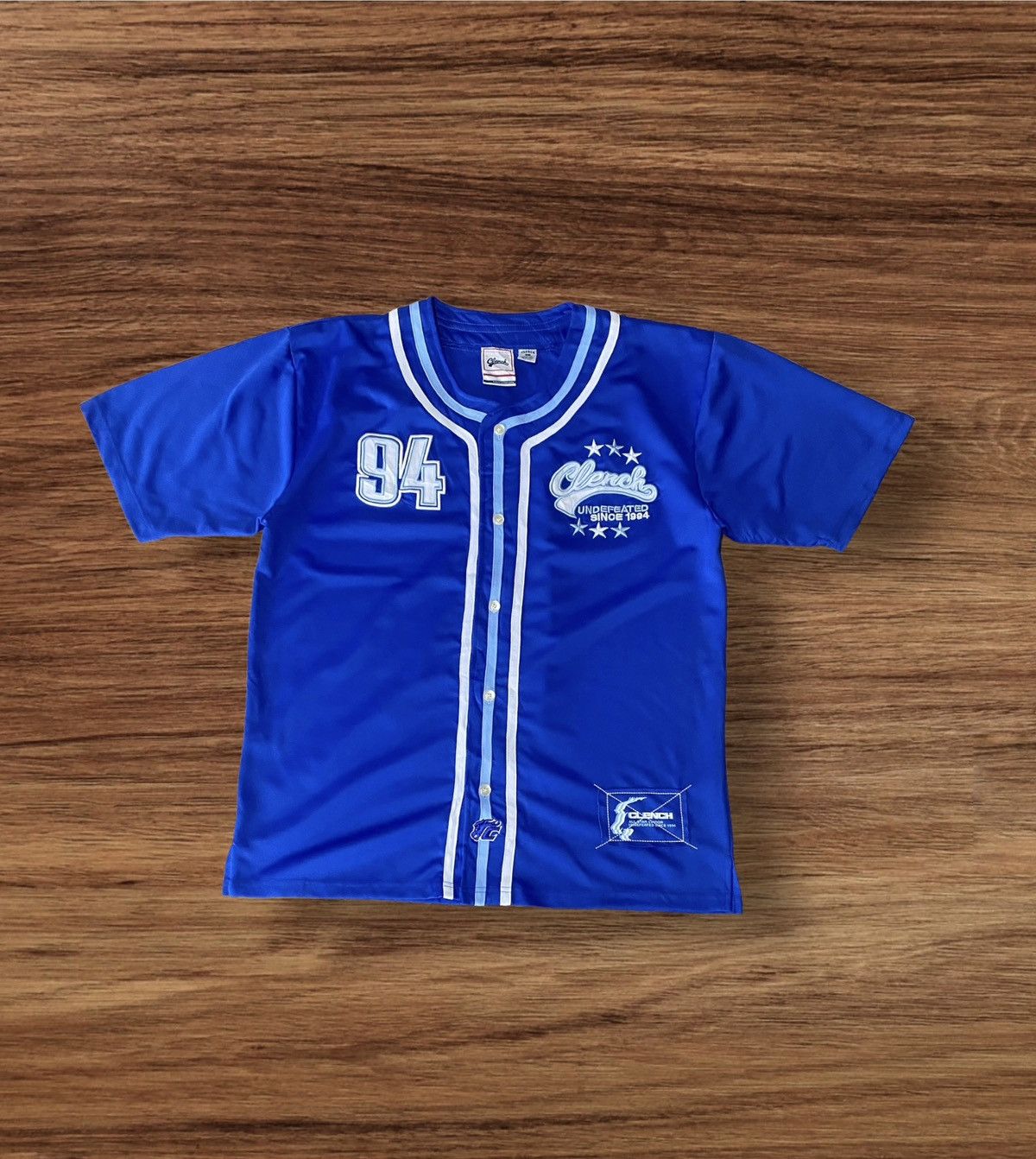 Clench 🔥RARE🔥🔥Vintage Clench Undefeated Jersey Size US XL / EU 56 / 4 - 1 Thumbnail