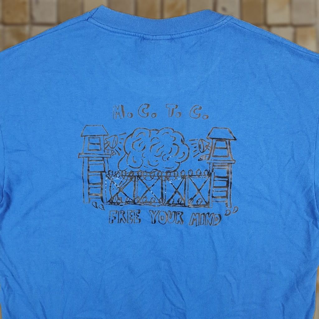 Hanes VINTAGE Hanes Inmate Tee Shirt Prison Jail T Shirt Mens Size M Blue Cotton Embroidered Logo 90s Retro Jail Prison Inmate 00s Y2K Old School Shirt Mens Size US M / EU 48-50 / 2 - 1 Thumbnail