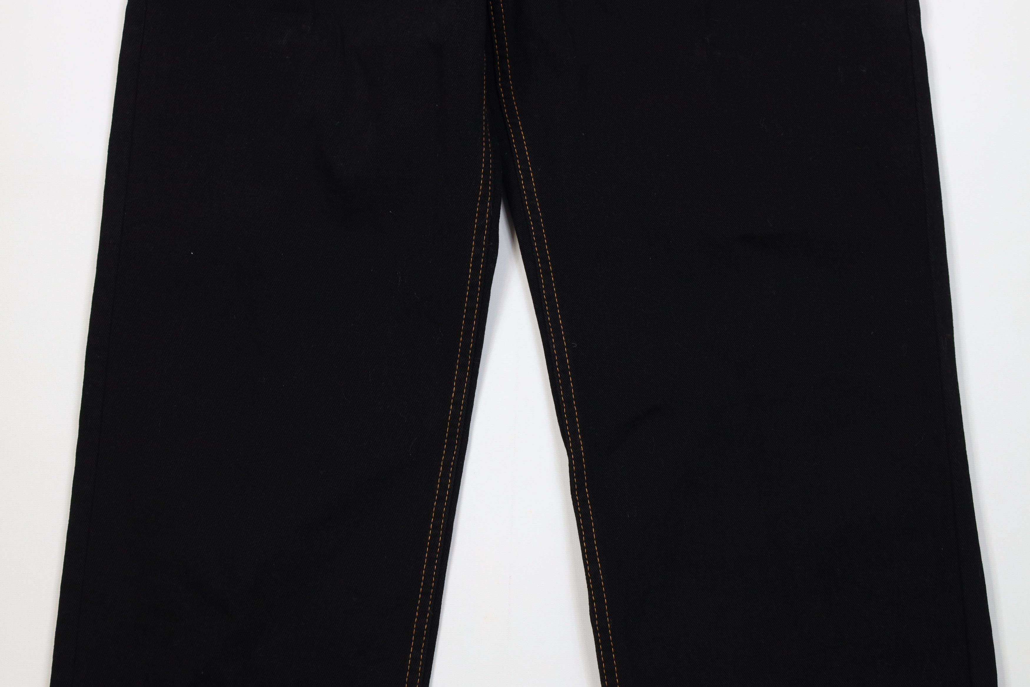 Polo Ralph Lauren Vintage 90s Ralph Lauren Loose Fit Wide Leg Jeans Black Size US 38 / EU 54 - 3 Thumbnail