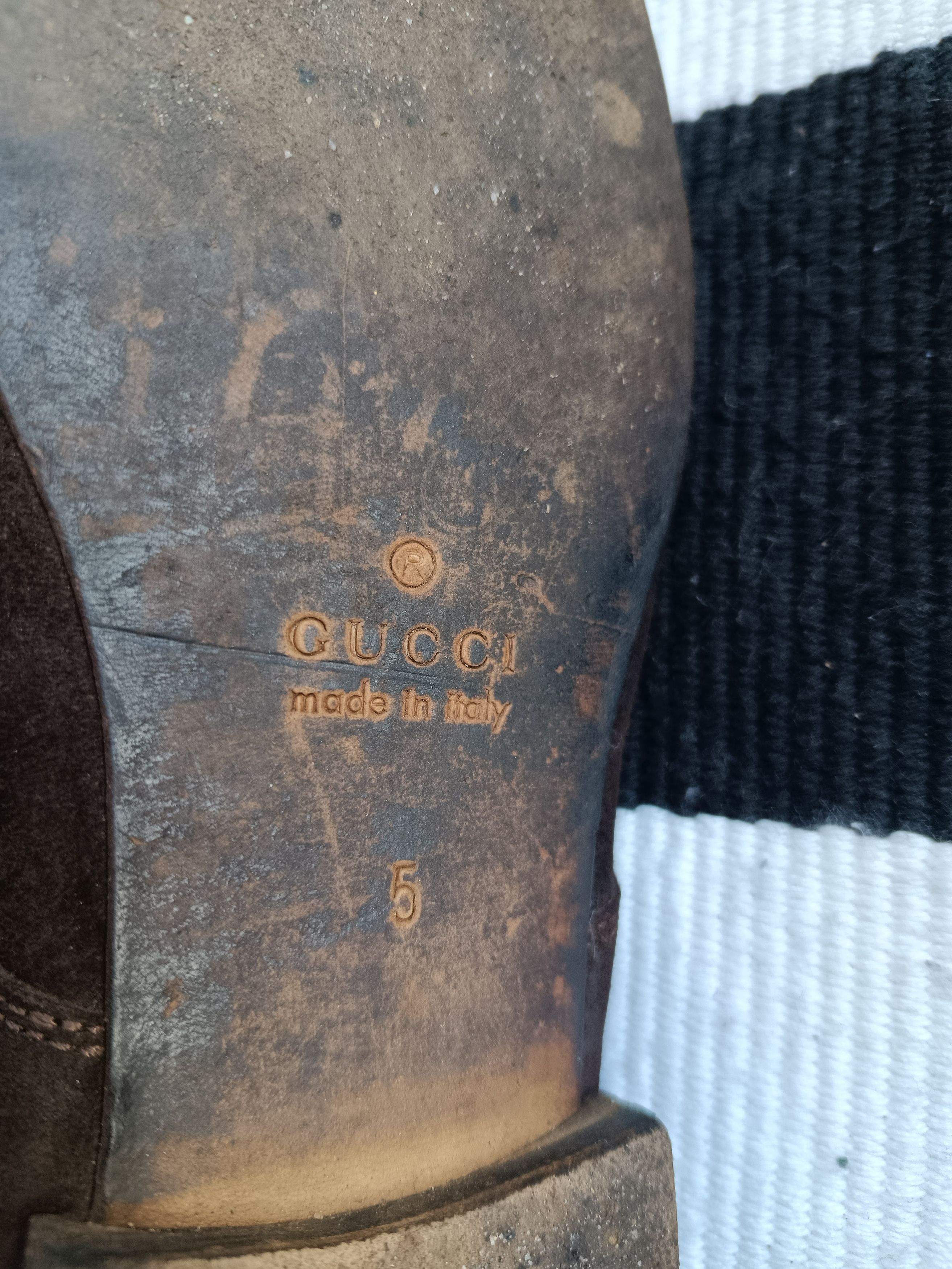 Gucci Gucci brown suede lace-up oxfords. Size US 6.5 / EU 39-40 - 7 Thumbnail