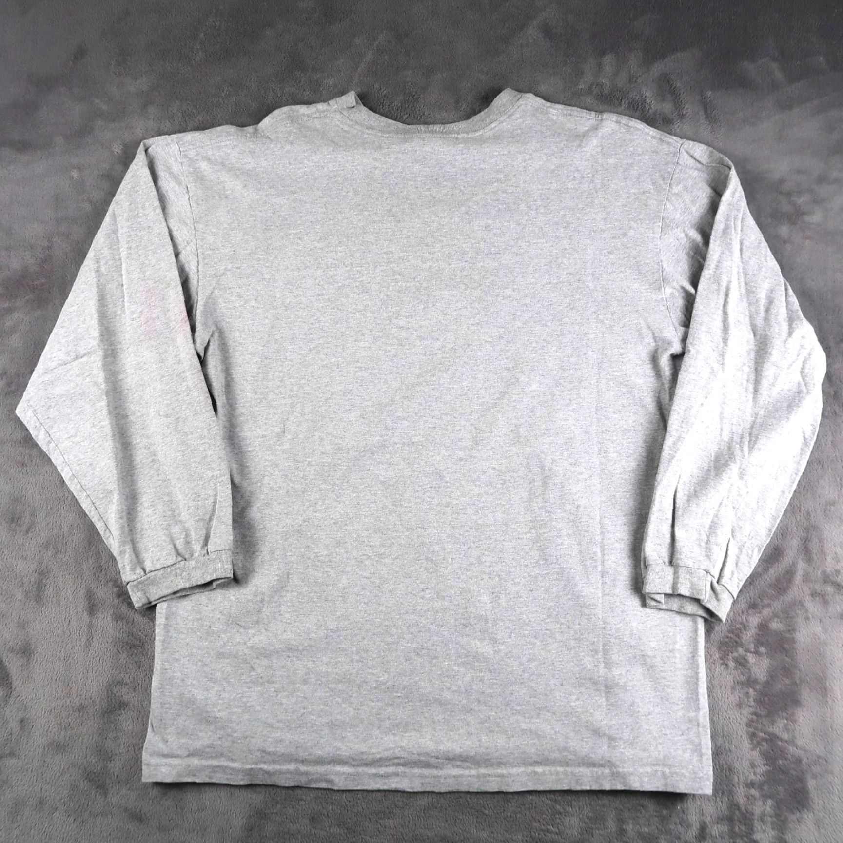 Vintage VINTAGE Shorebreak Shirt XL Gray 90s Logo Graphic Print Long Sleeve Men T-Shirt Size US XL / EU 56 / 4 - 2 Thumbnail
