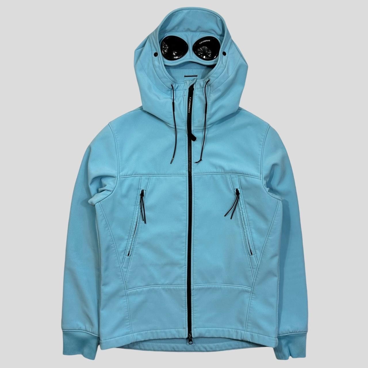 C.P. Company C.P. Company 2021 Baby Blue Soft Shell Goggle Jacket 