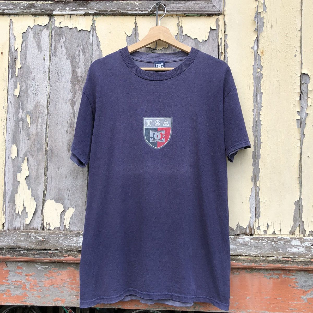 Vintage 90s Faded DCSHOECO USA Skate Tshirt