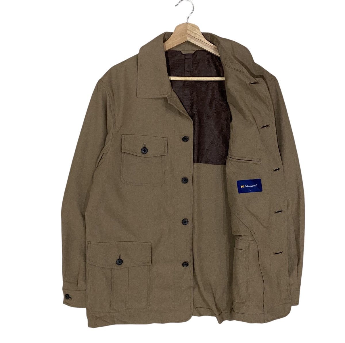 Golden Bear × Vintage VINTAGE GOLDEN BEAR 4 POCKETS BROWN WORKWEAR JACKET Size US M / EU 48-50 / 2 - 2 Thumbnail