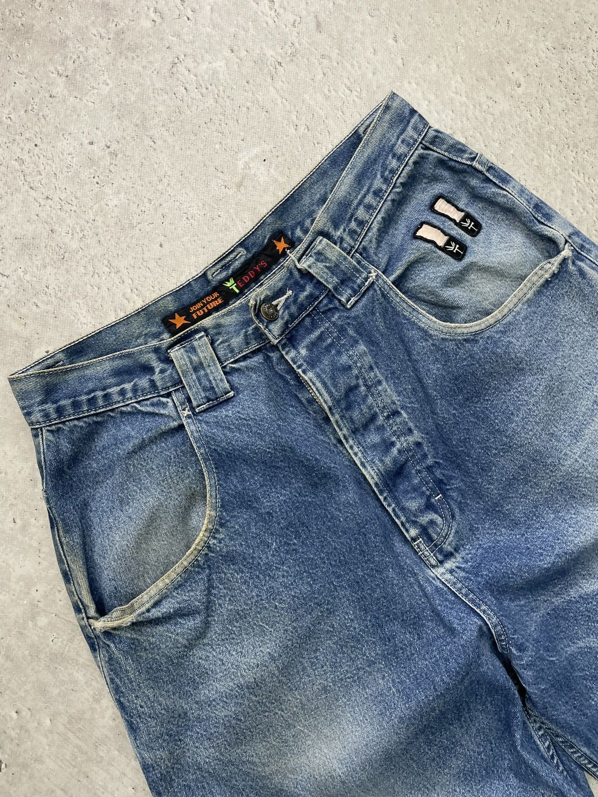 JNCO JNCO STYLE Y2K Vintage Wide Leg BAGGY Denim Jeans 90s USA Size US 33 - 4 Thumbnail