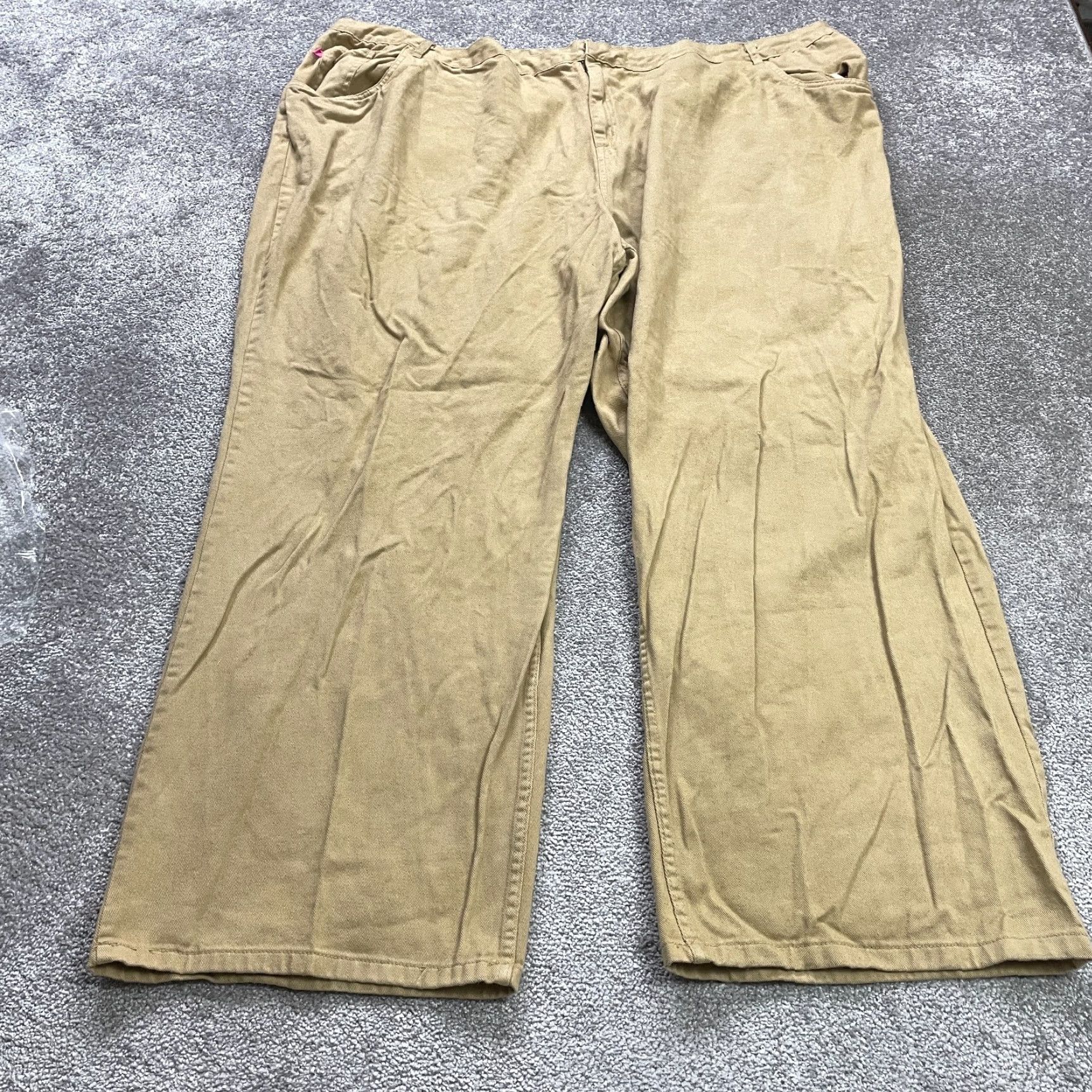 Vintage Woman Within Jeans Women Tall 38T Straight Leg Denim Brown 5-Pocket Cotton Medium Wash Womens Size 26" / US 2 / IT 38 - 2 Thumbnail