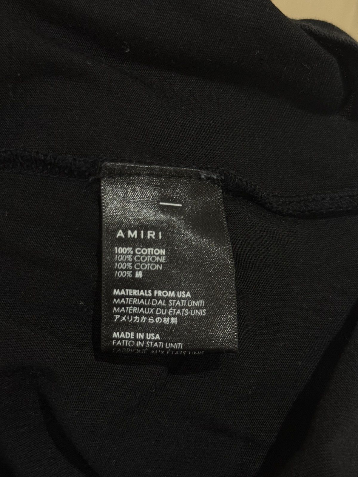 Amiri Amiri College Tee Size US L / EU 52-54 / 3 - 4 Thumbnail