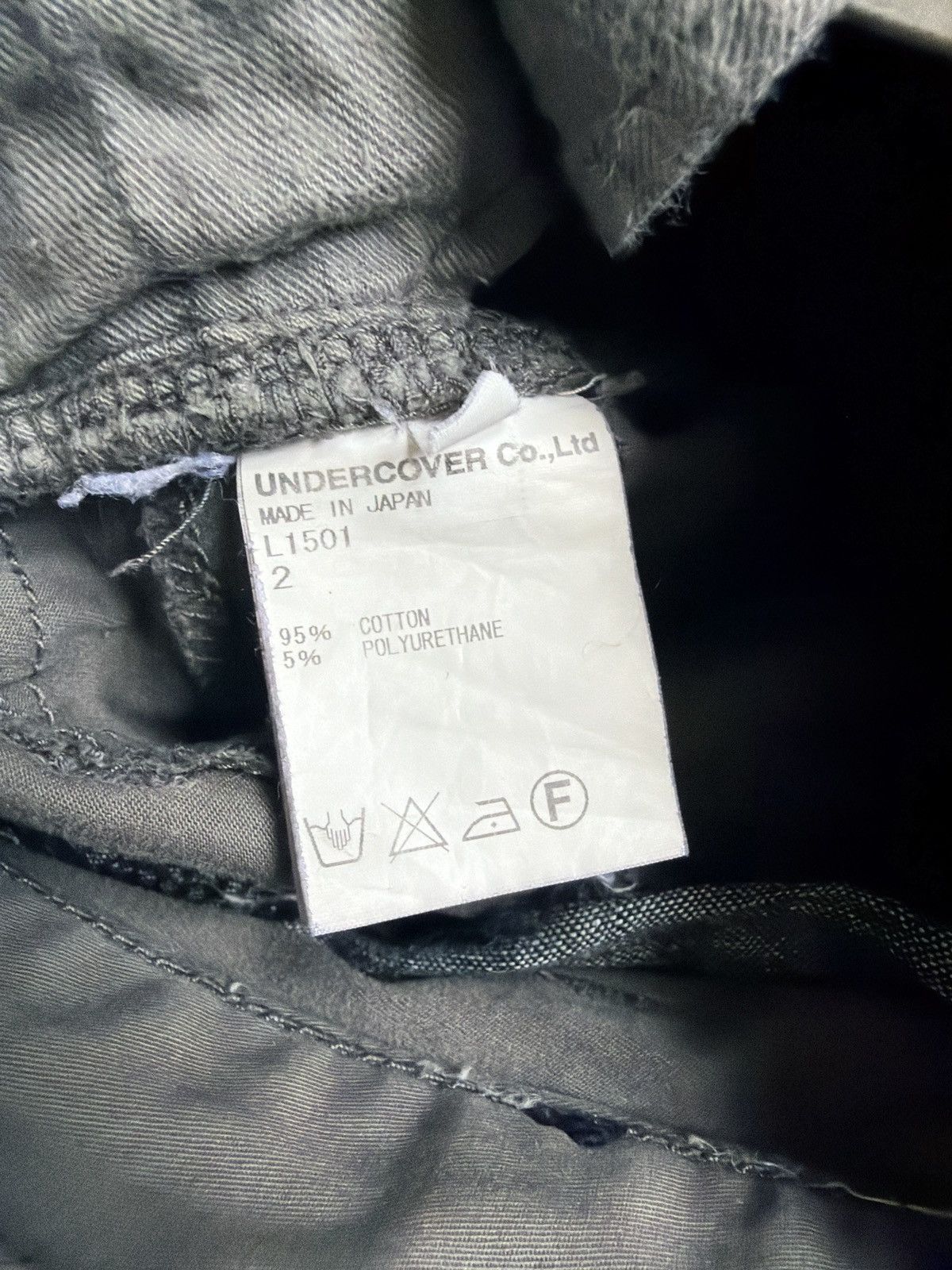 Undercover Undercover 13AW Hagi Denim Gray Size US 27 - 7 Thumbnail