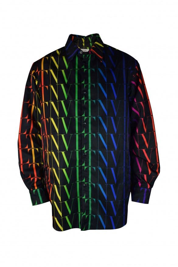Valentino o1y0525 Patterned Overshirt in Multicolor Size US M / EU 48-50 / 2 - 1 Thumbnail