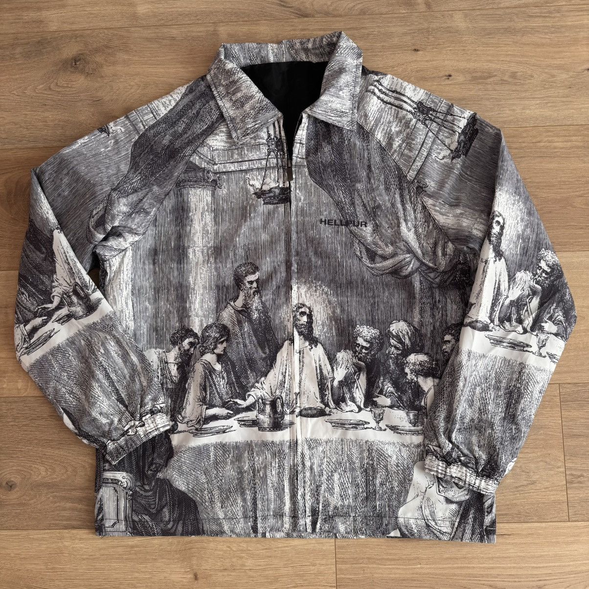 Other Hellpur The Last Supper Leonardo Da Vinci Zip Light Jacket Size US L / EU 52-54 / 3 - 2 Thumbnail