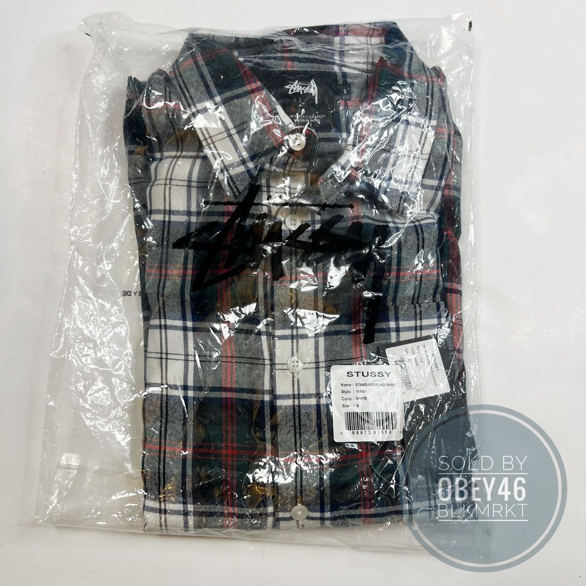 Stussy New Stussy Standard Plaid Flannel Shirt Button Up Size S Size US S / EU 44-46 / 1 - 5 Thumbnail