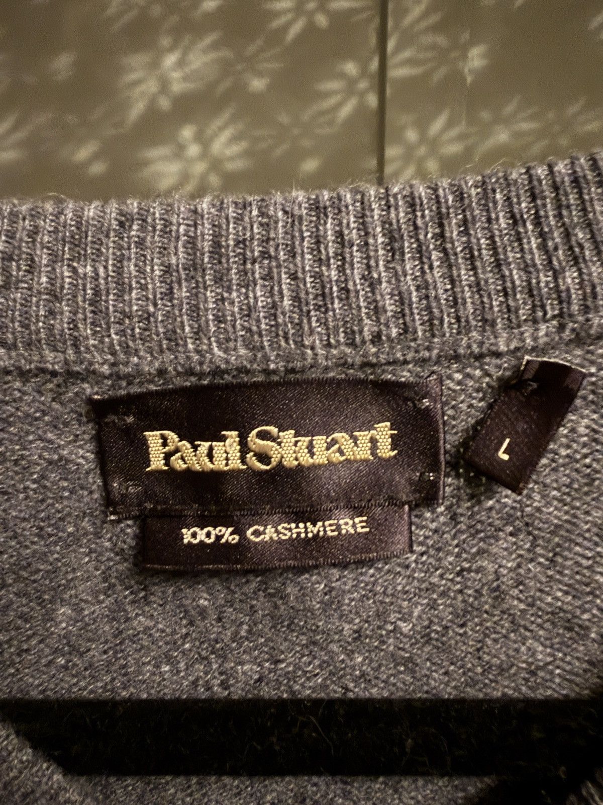 Paul Stuart Cashmere Slip Over Vest Size US L / EU 52-54 / 3 - 3 Thumbnail