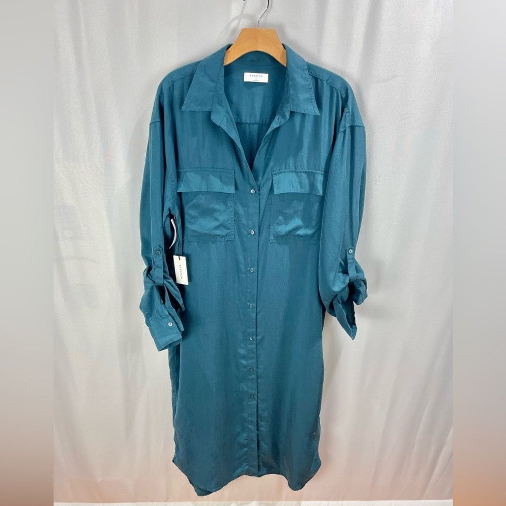 Aritzia NEW Babaton Utility Dress in Herbage Green Size M (no belt) Size M / US 6-8 / IT 42-44 - 2 Thumbnail