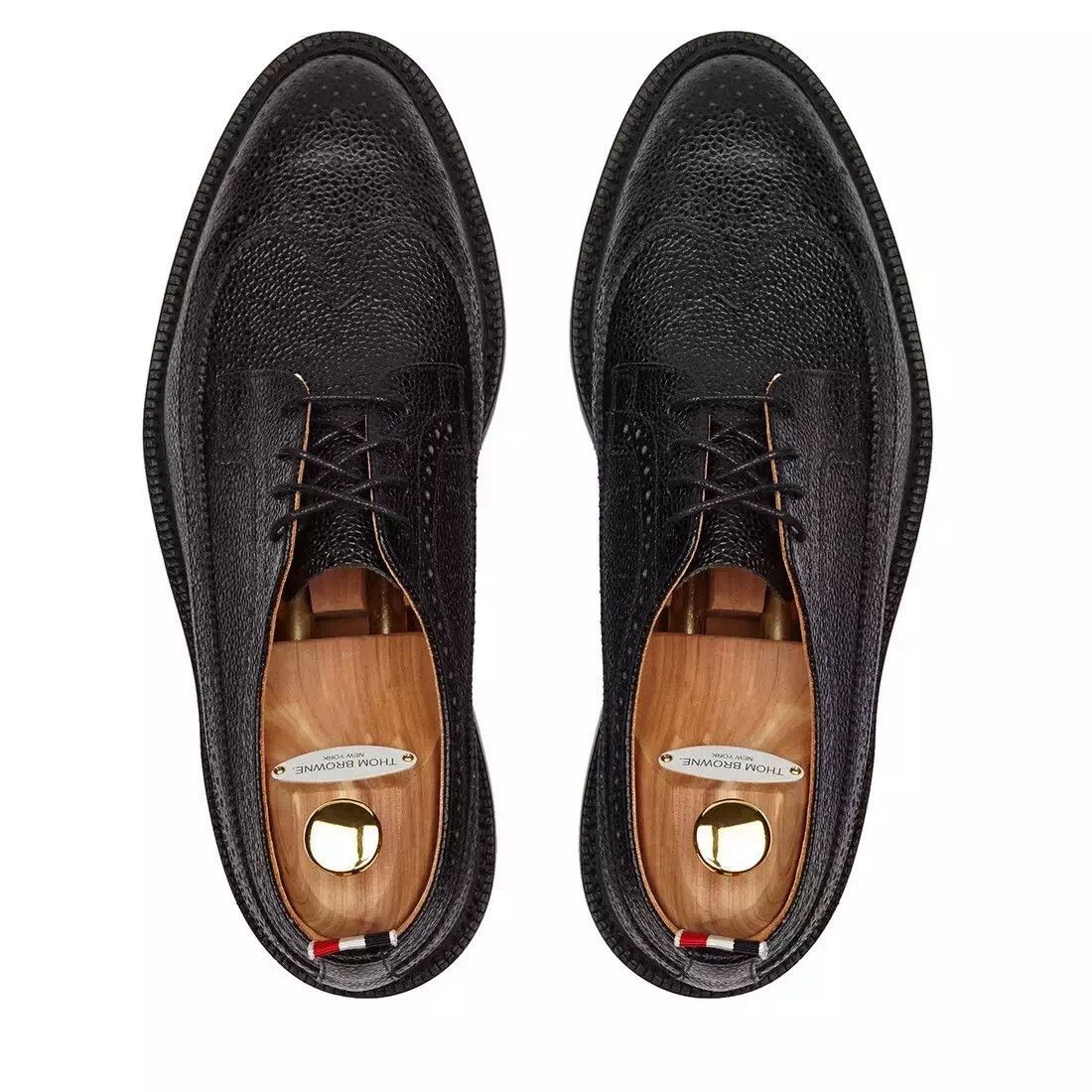 Thom Browne Thom Browne Black Carved Oxfords US9.5 (43.5) 98New Size US 9.5 / EU 42-43 - 4 Thumbnail