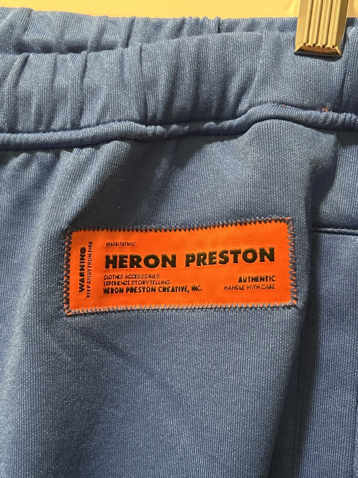 Heron Preston Heron Preston Blue Track Pants New Size US 30 / EU 46 - 4 Thumbnail