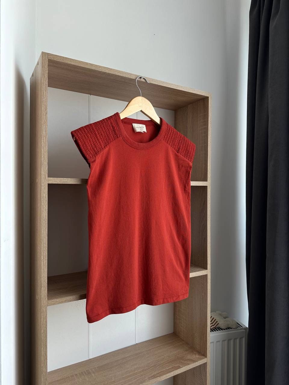 Sezane × Vintage Vintage Sezane Women’s Orange T-Shirt Size S / US 4 / IT 40 - 7 Thumbnail