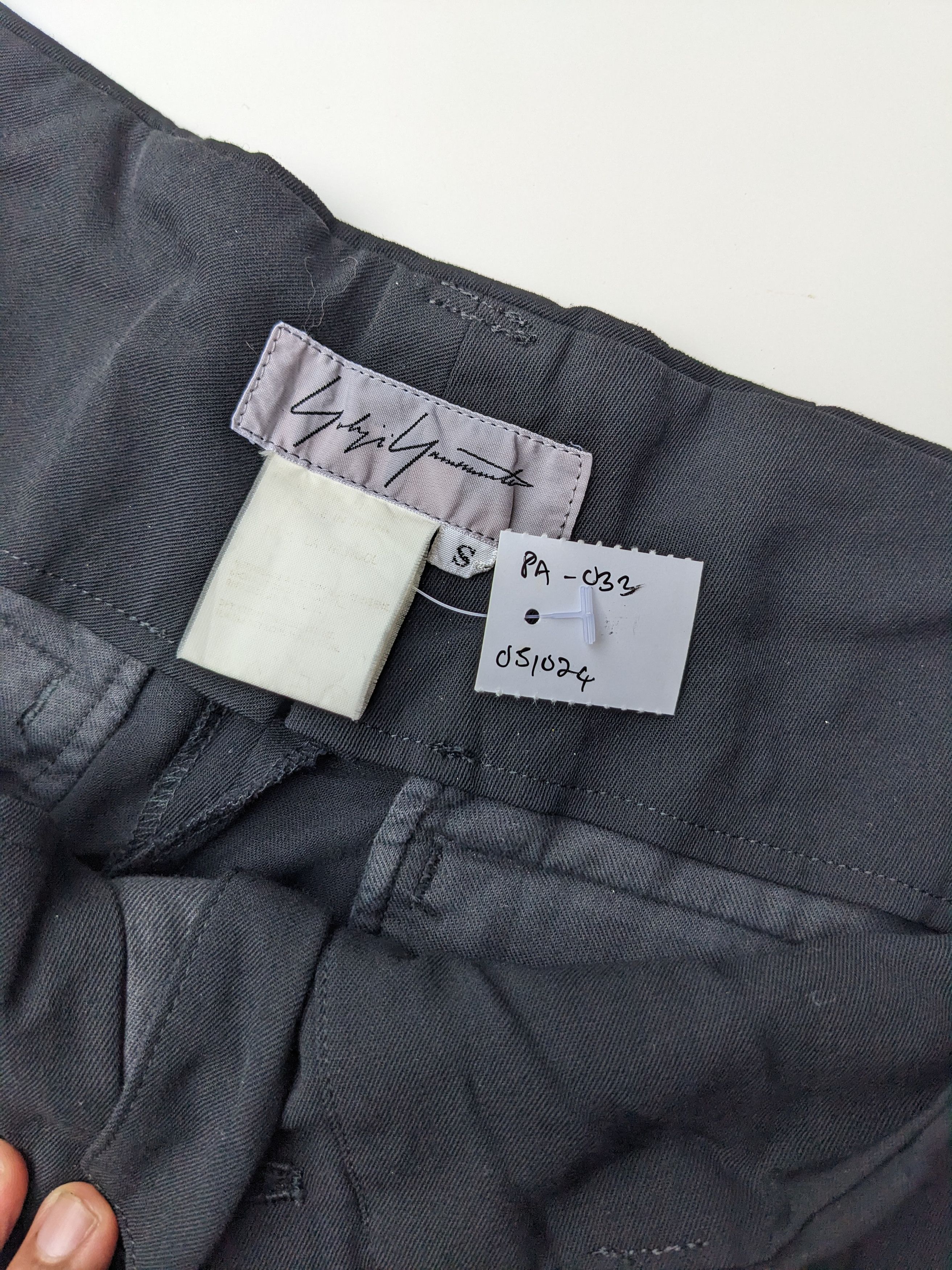 Vintage × Yohji Yamamoto Vintage Yohji Yamamoto office black pant Size US 29 - 7 Thumbnail