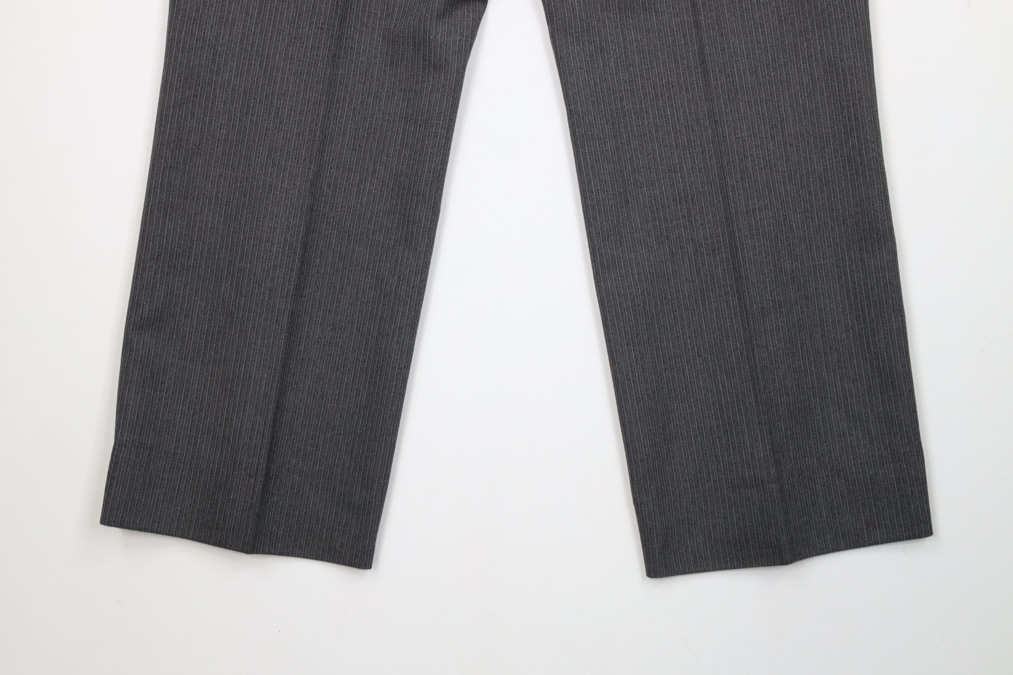 Vintage Vintage 70s Streetwear 3 Piece Wool Pinstriped Wedding Suit Size 44R - 23 Thumbnail