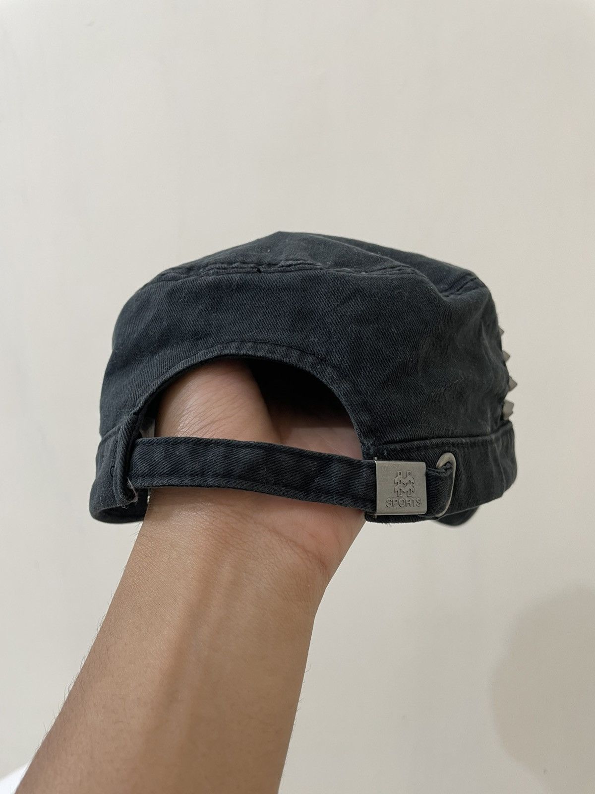 Japanese Brand 2000s Hat Japan Studed Cadet Y2K Size ONE SIZE - 5 Thumbnail