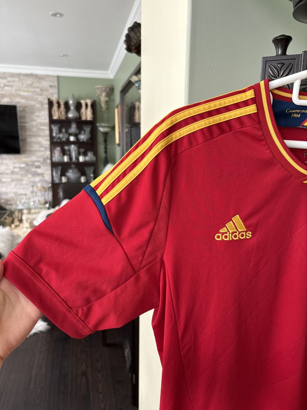Adidas Spain 2012 Adidas Techfit UEFA Euro Size US L / EU 52-54 / 3 - 3 Thumbnail