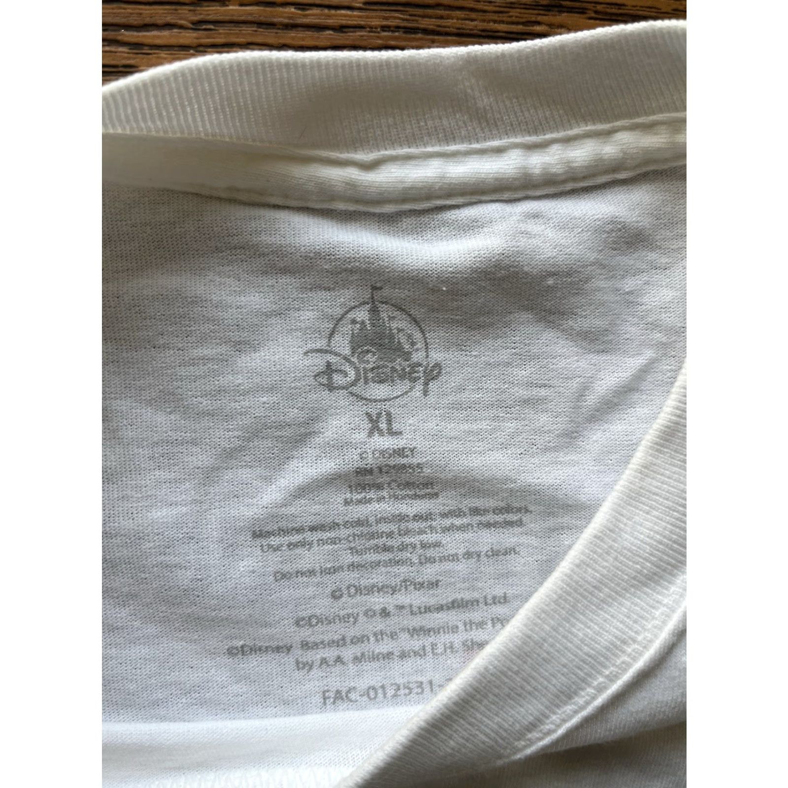Disney Disney Disneyland T-Shirt White Spell-Out XL Resort Mickey Rides Tour Rides Vacay Mens Size US XL / EU 56 / 4 - 3 Thumbnail