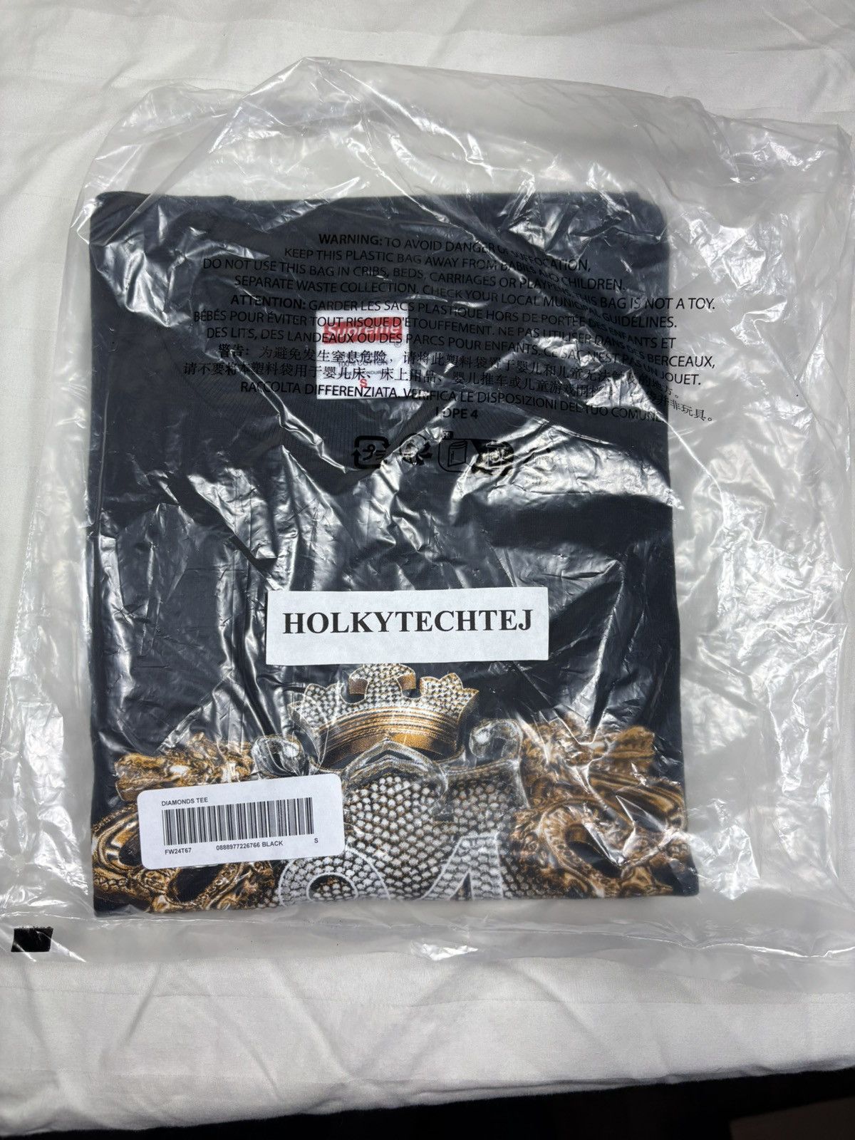 Supreme Supreme Diamonds Tee Size US S / EU 44-46 / 1 - 2 Thumbnail