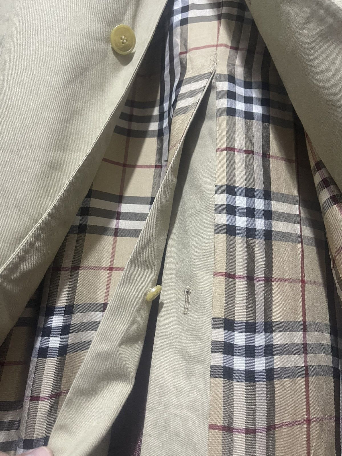 Burberry × Burberry Prorsum × Vintage VINTAGE BURBERRYS TRENCH COAT NOVA CHECK BEIGE Size US XL / EU 56 / 4 - 14 Thumbnail