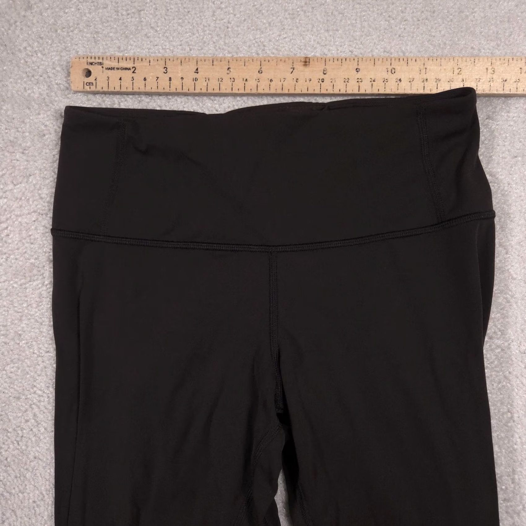 Patagonia Patagonia Leggings Womens M Black Mid Rise Capri Yoga Gym & Training Stretch Jersey Knit Size 32" / US 10 / IT 46 - 5 Thumbnail