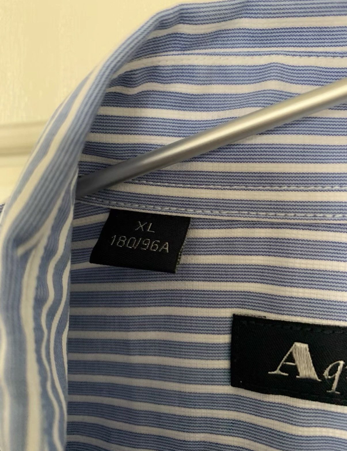 Aquascutum Aquascutum men's long-sleeve shirt K16 Size US XL / EU 56 / 4 - 3 Thumbnail